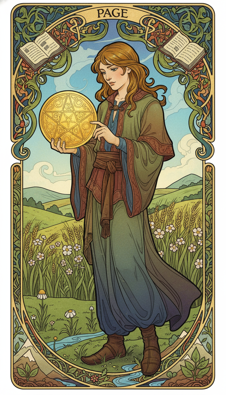 Page of Pentacles tarot card